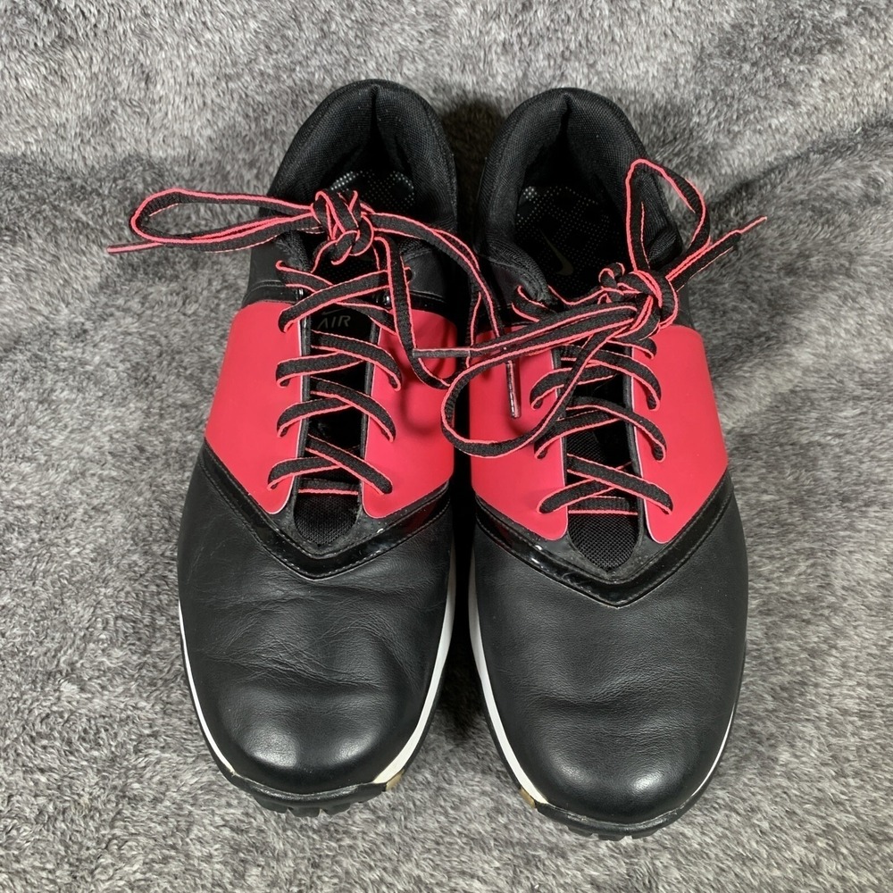 Nike Air Golf Shoes Women's 10 Black Pink Athletic Spiked 418382-010 - Picture 7 of 13